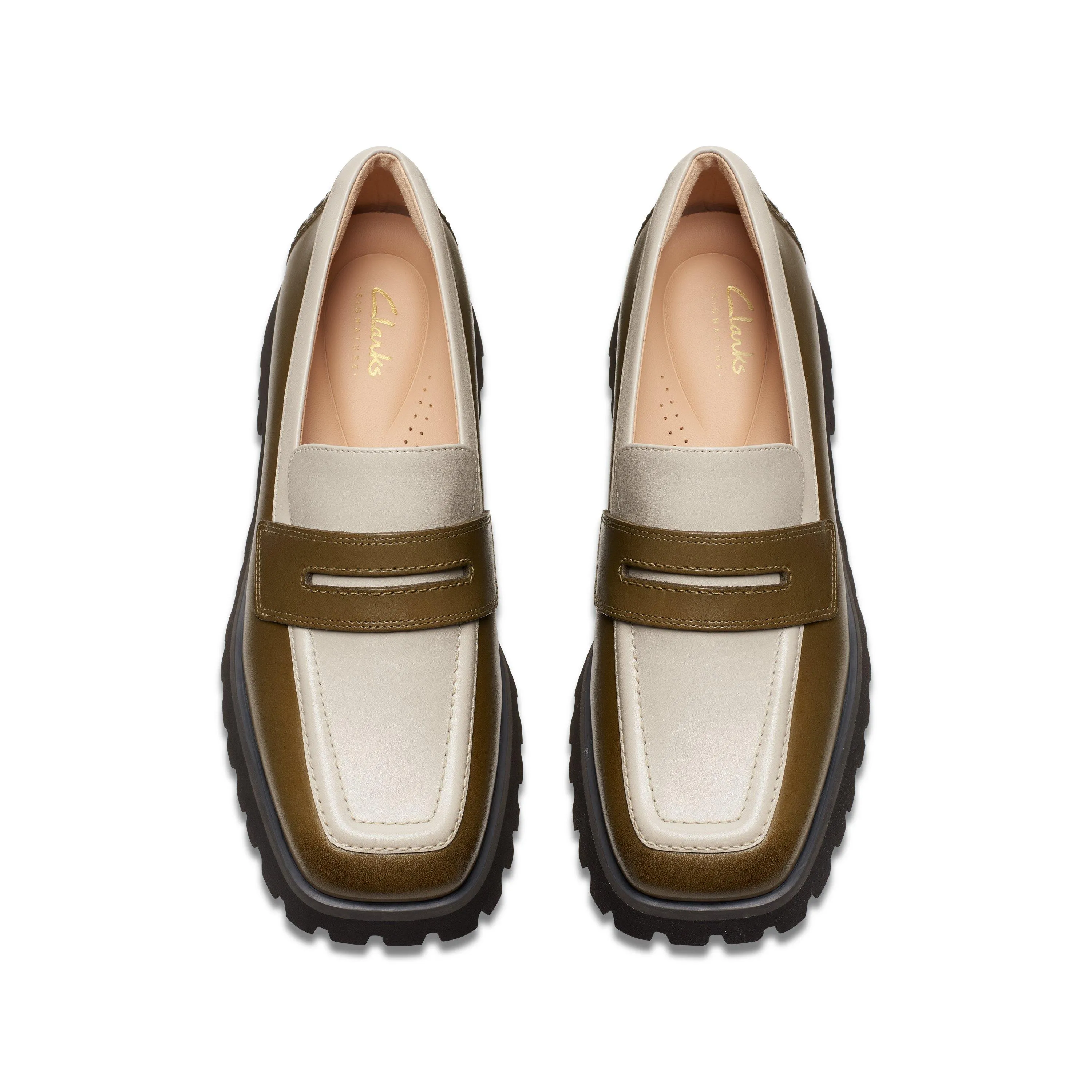 Clarks Stayso Edge in Brown Leather