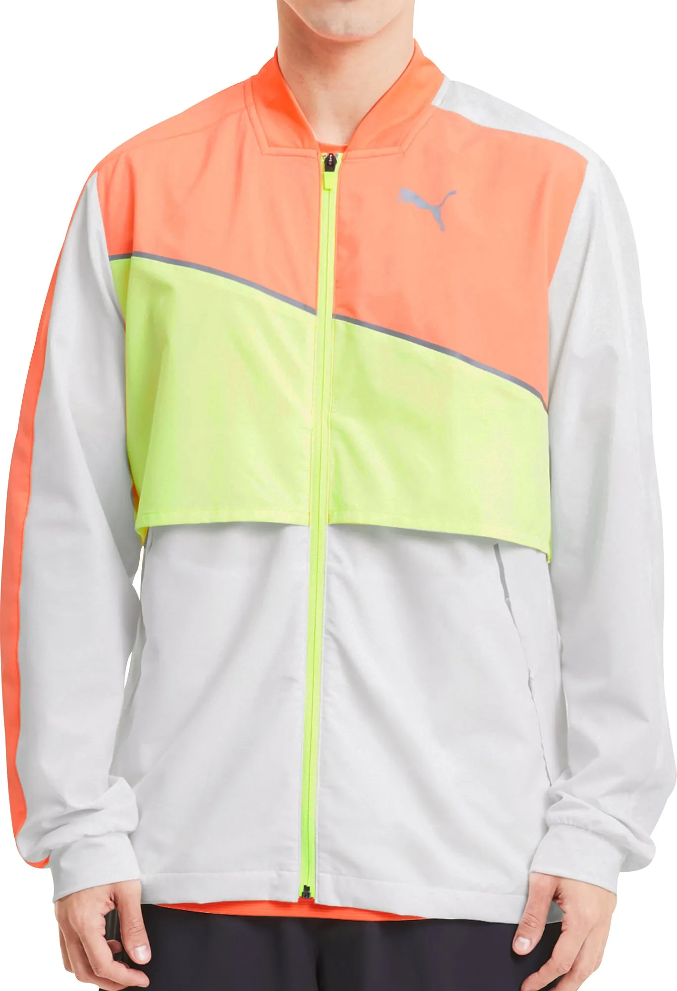 Clothing Puma  Men Puma Lite Woven Ultra Mens Running Jacket - White