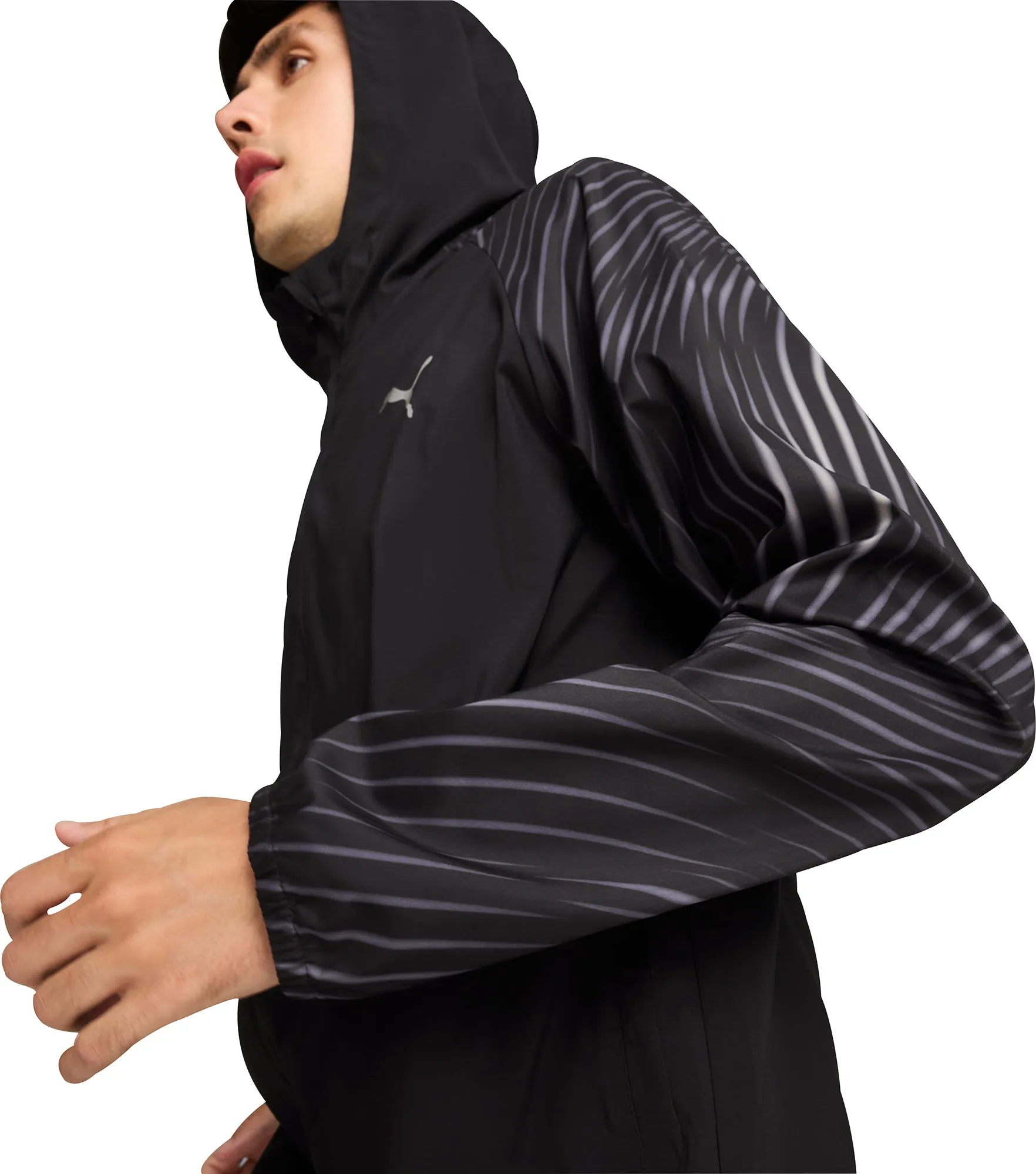 Clothing Puma  Men Puma Run Favourite Mens Running Jacket - Black