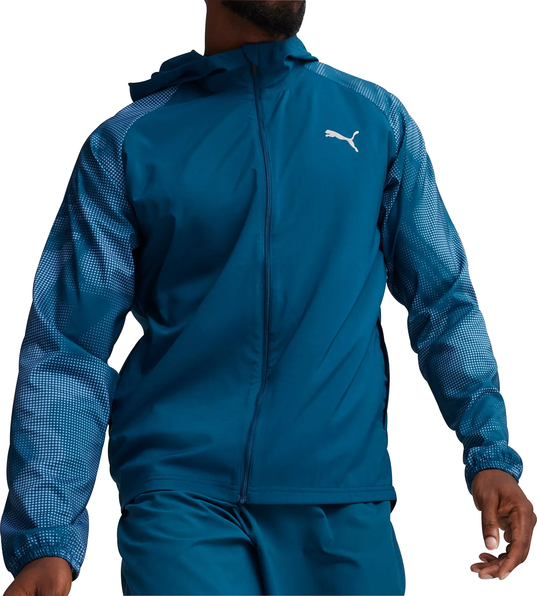 Clothing Puma  Men Puma Run Favourite Mens Running Jacket - Blue