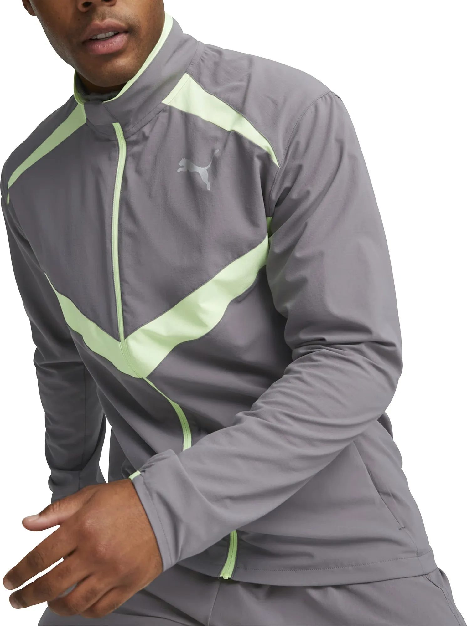 Clothing Puma  Men Puma Ultraweave Mens Running Jacket - Grey