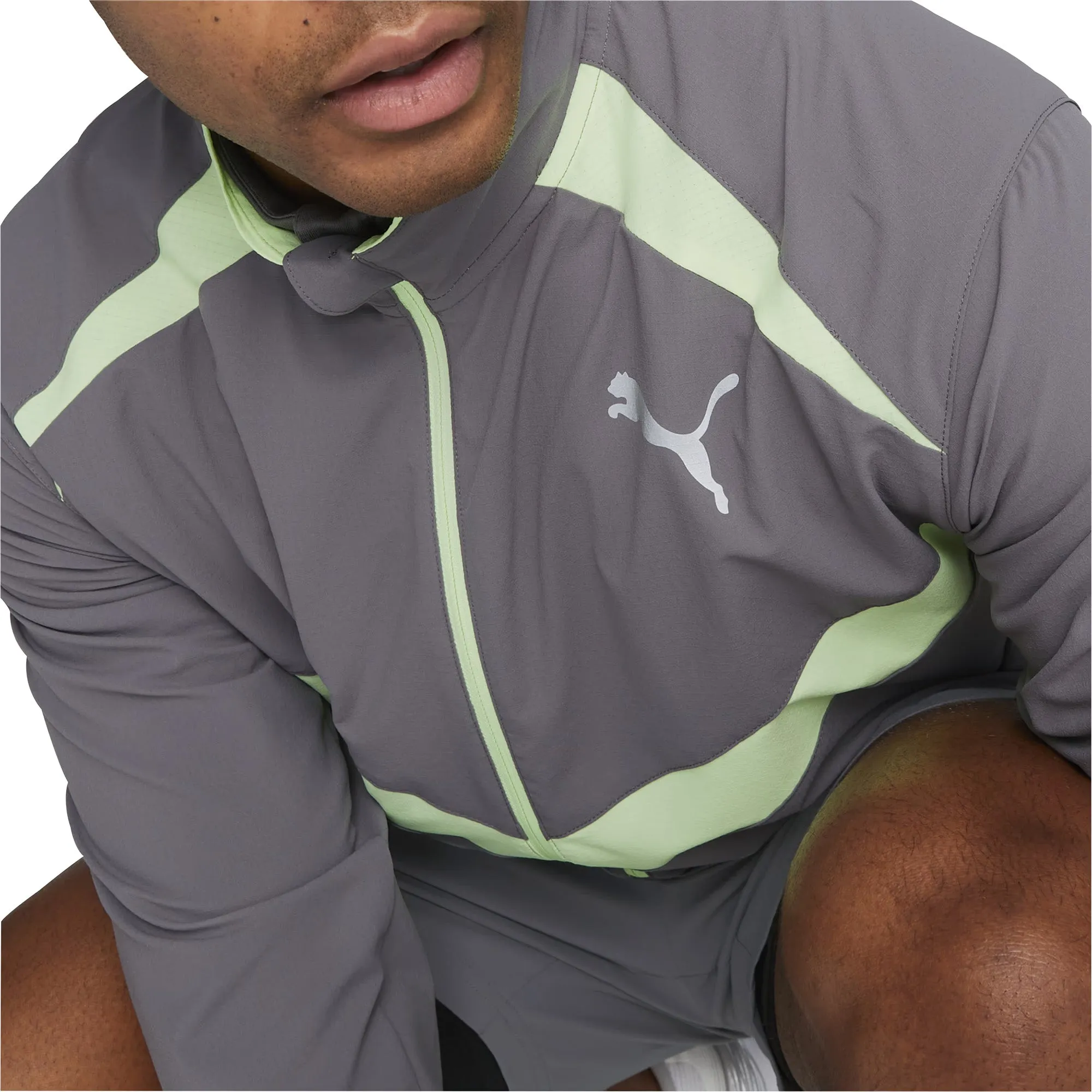Clothing Puma  Men Puma Ultraweave Mens Running Jacket - Grey