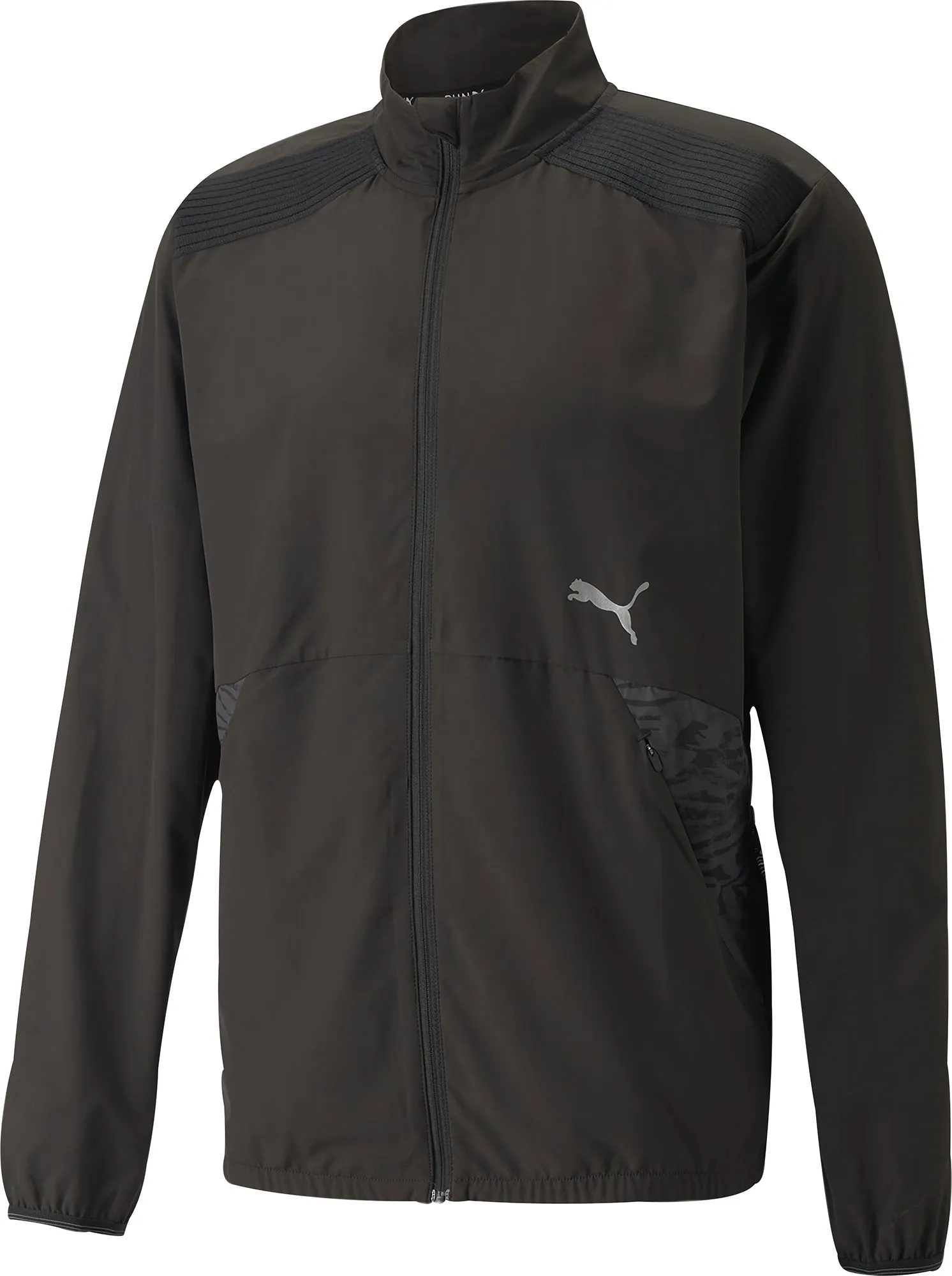 Clothing Puma  Men Puma Ultraweave S FSTR Mens Running Jacket - Black