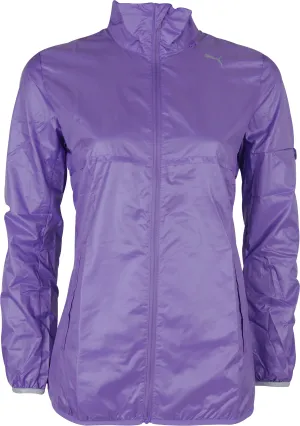 Clothing Puma  Women Puma Lightweight Womens Running Jacket - Purple