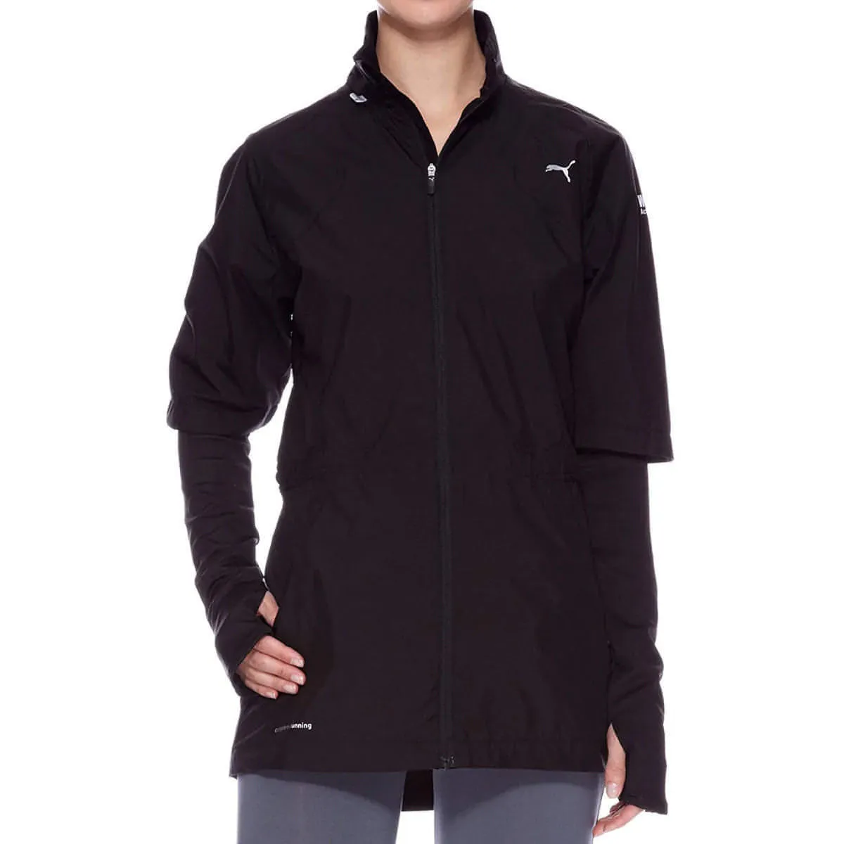 Clothing Puma  Women Puma Tech Gore Windstopper Womens Running Jacket - Black