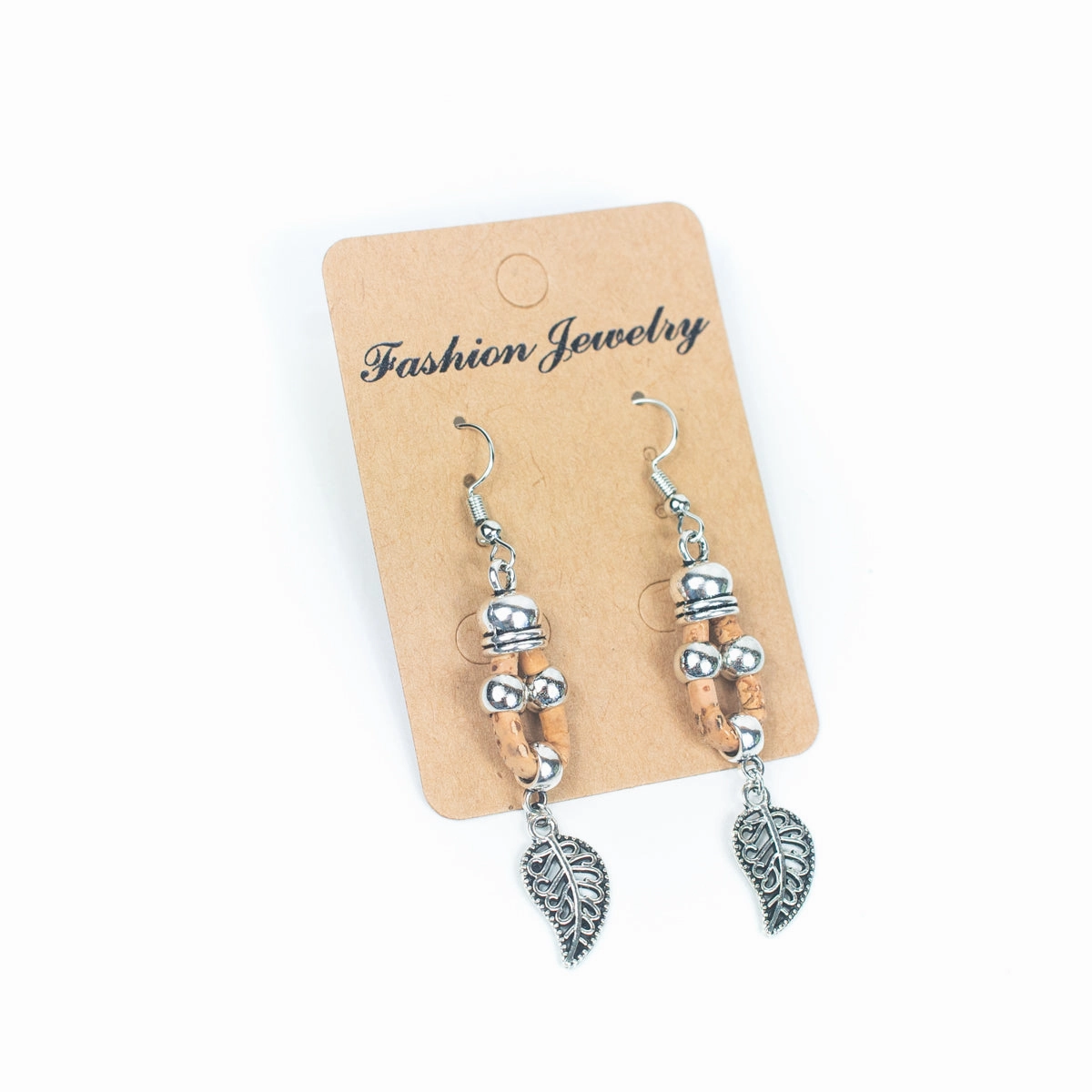 Color cork handmade earrings-ER-163-MIX-5