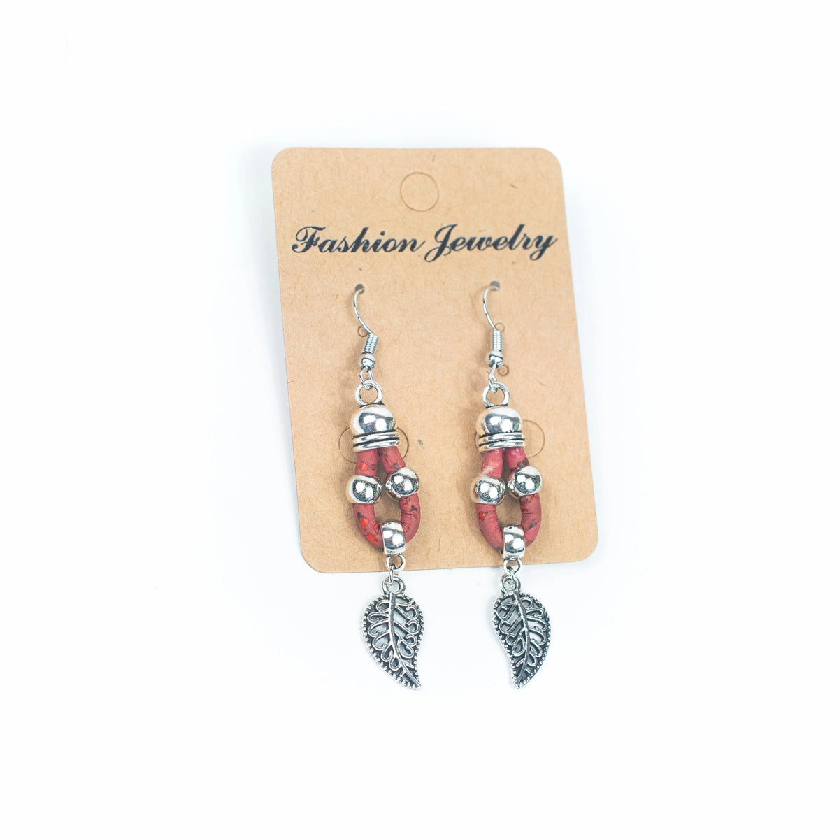 Color cork handmade earrings-ER-163-MIX-5