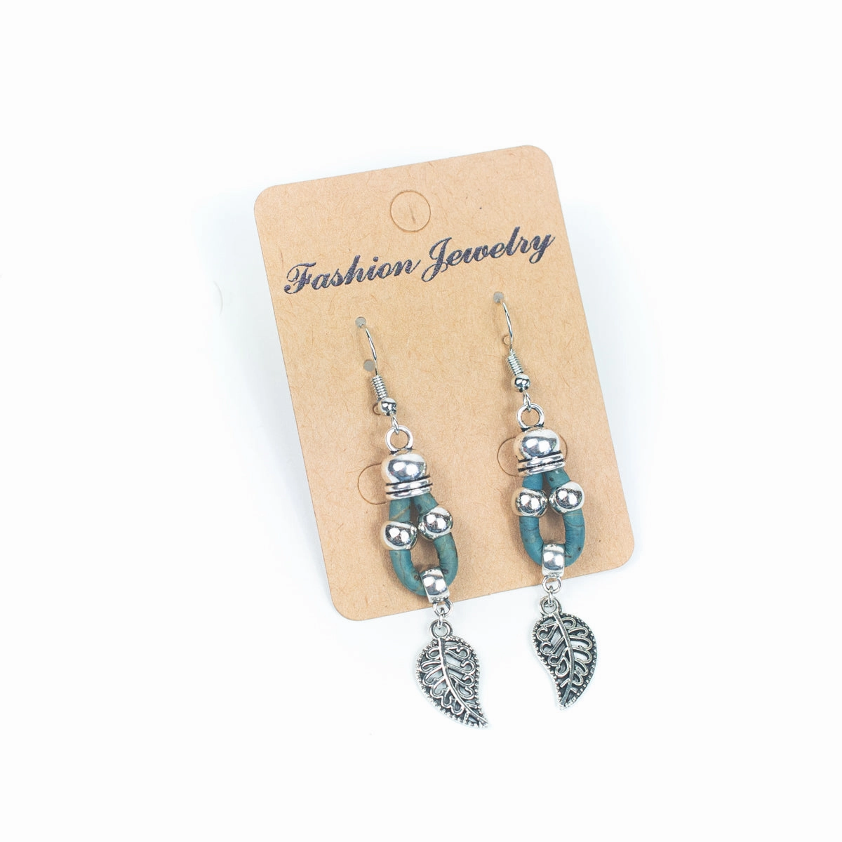Color cork handmade earrings-ER-163-MIX-5