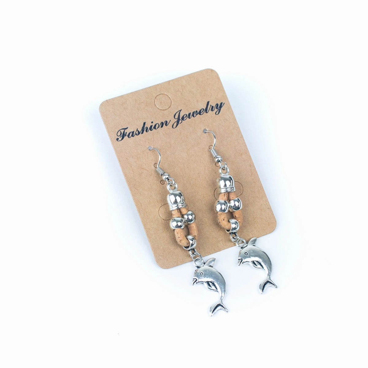 Color cork handmade earrings-ER-165-MIX-6