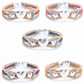 cork Bracelet BR-428-MIX-5NEW)