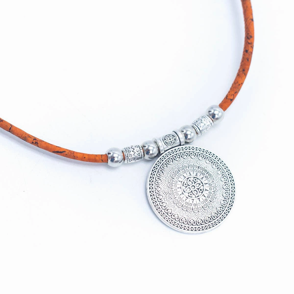Cork Handmade necklace colar women original wooden jewelry N-197-MIX-5