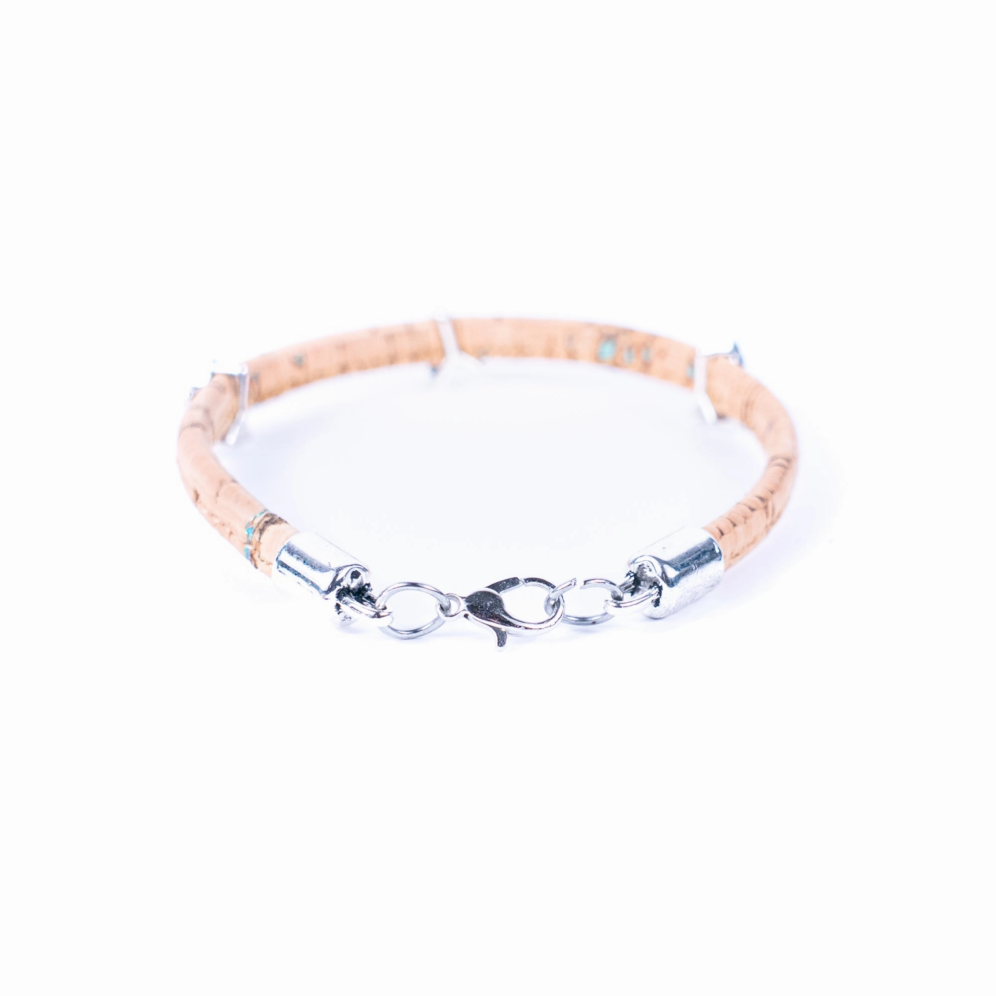Cork jewelry cork Bracelet for women natural cork with featherhandmade bracelet BR-410-MIX-6