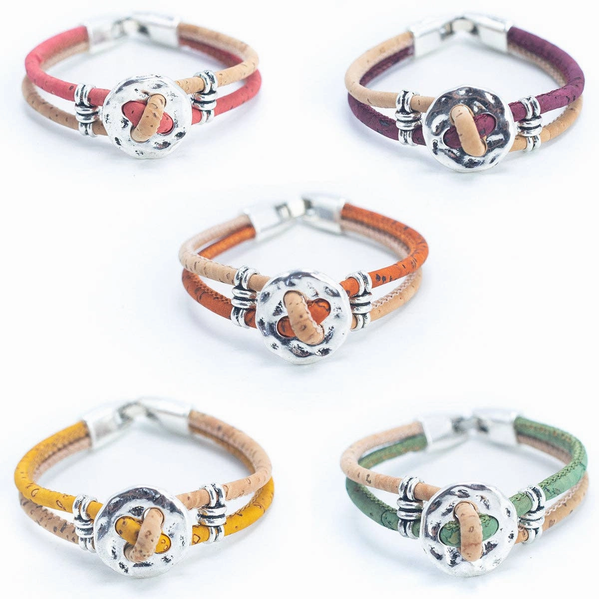 Cross-Ring handmade bracelet BR-445-MIX-5