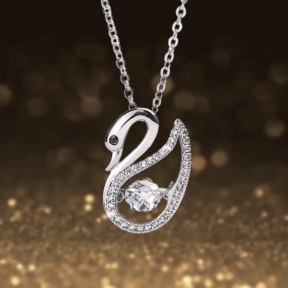 Dancing Swan Pendant