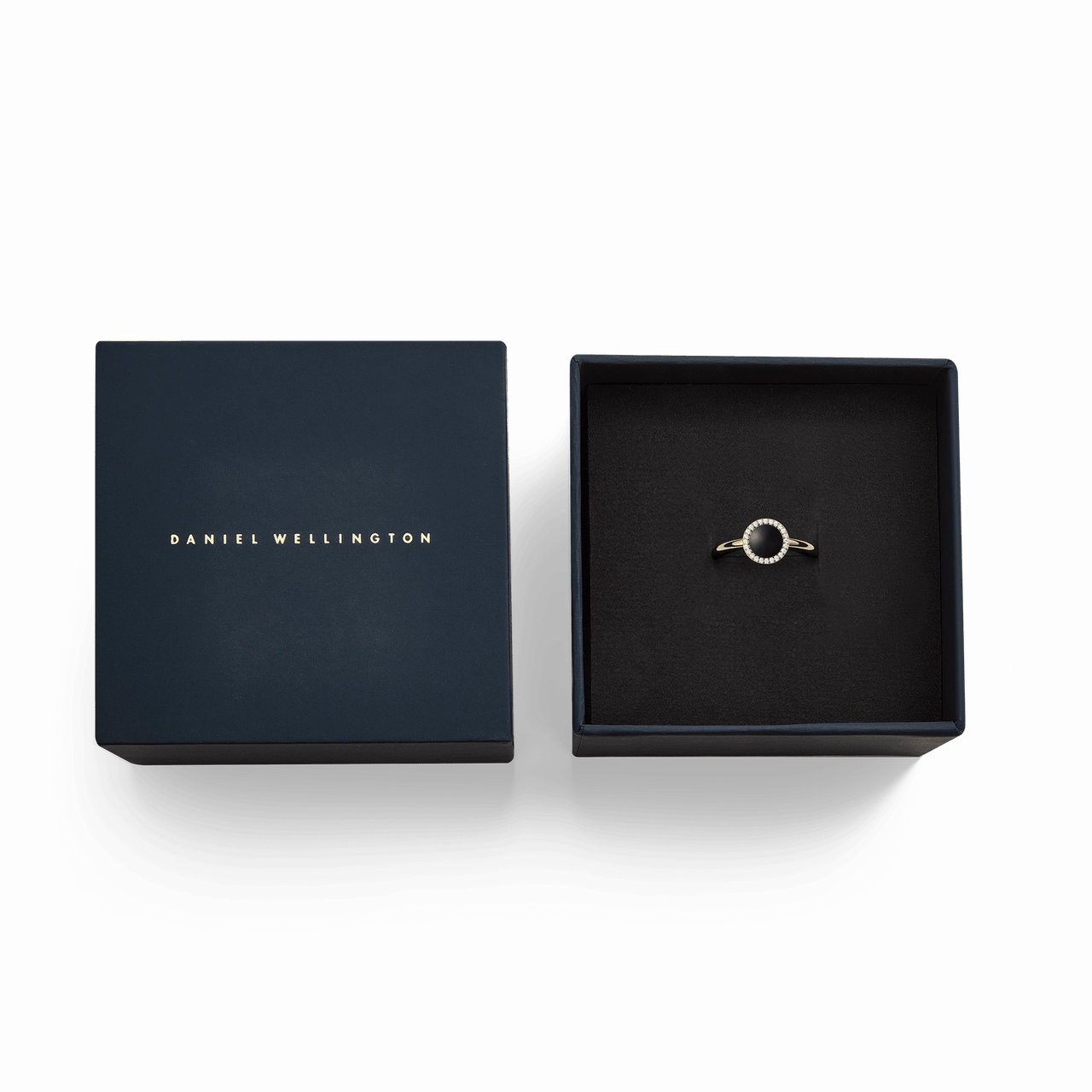 Daniel Wellington Audrey Black Agathe Gold Ring