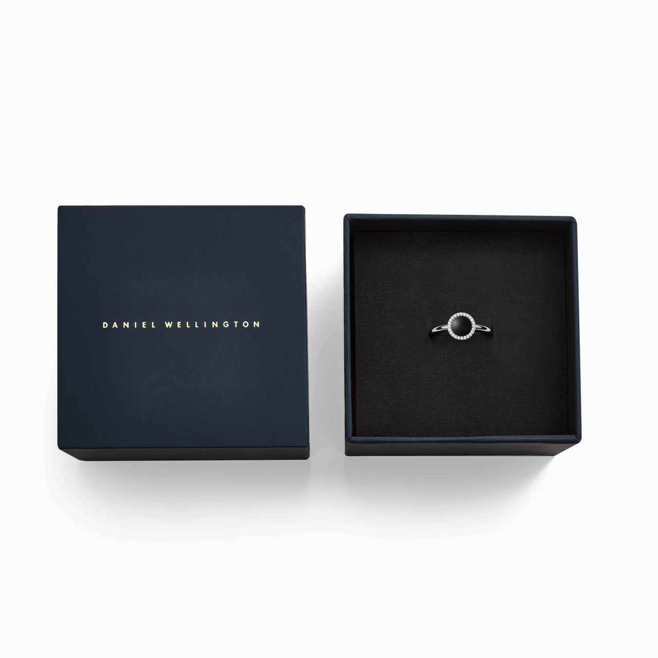 Daniel Wellington Audrey Black Agathe Silver Ring