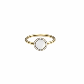 Daniel Wellington Audrey Mother of Pearl Gold Ring