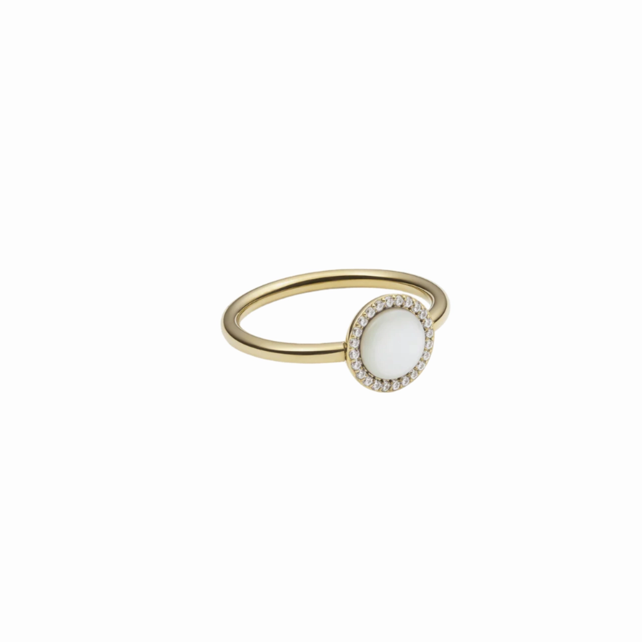 Daniel Wellington Audrey Mother of Pearl Gold Ring