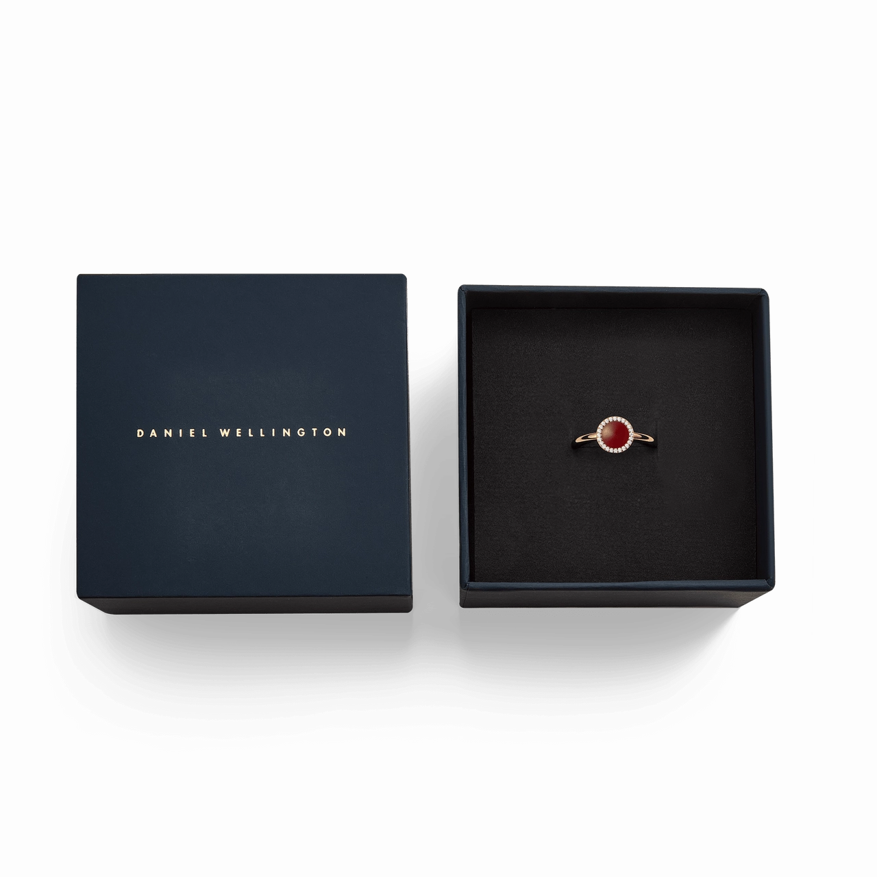 Daniel Wellington Audrey Red Agathe Rose Gold Ring