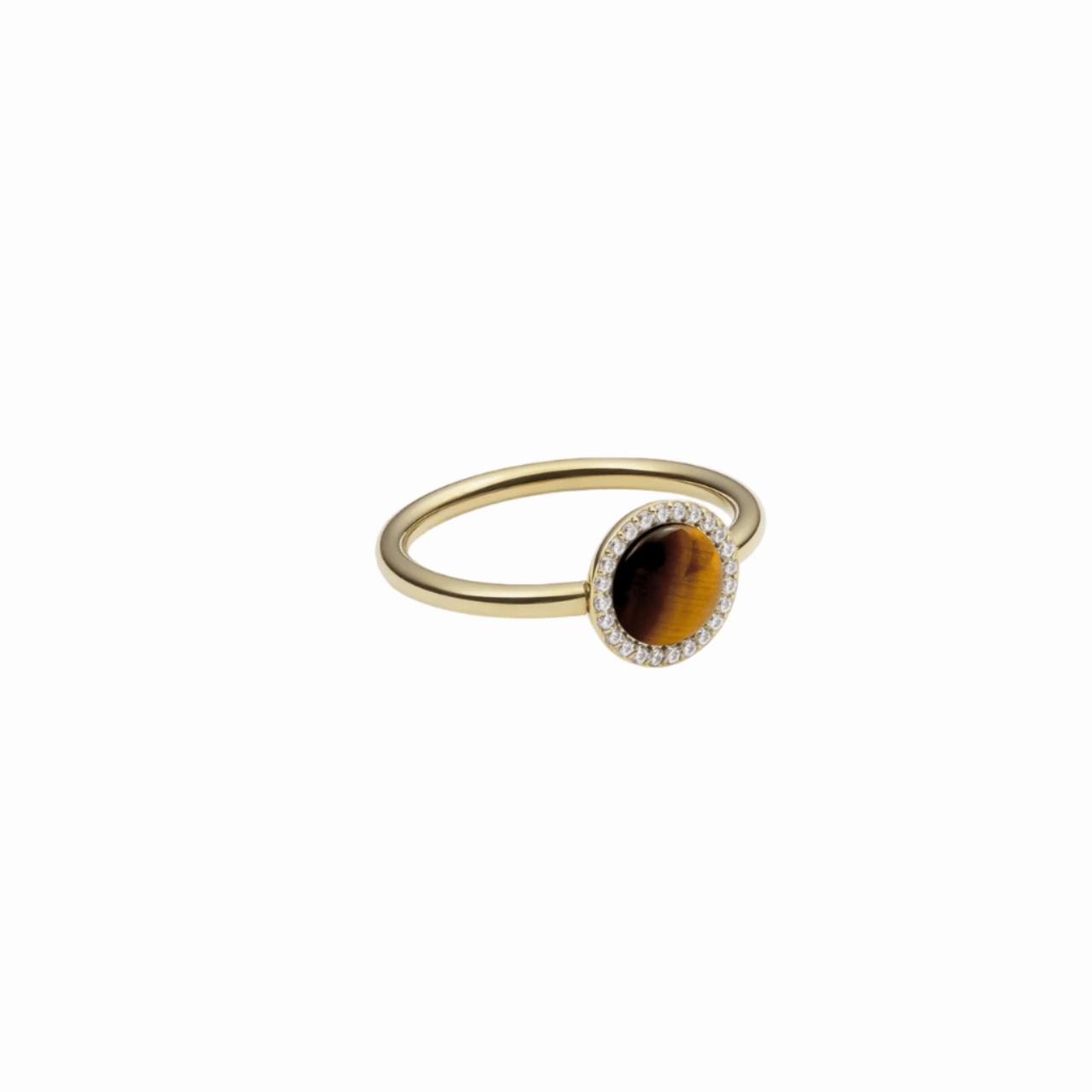 Daniel Wellington Audrey Tiger Eye Gold Ring