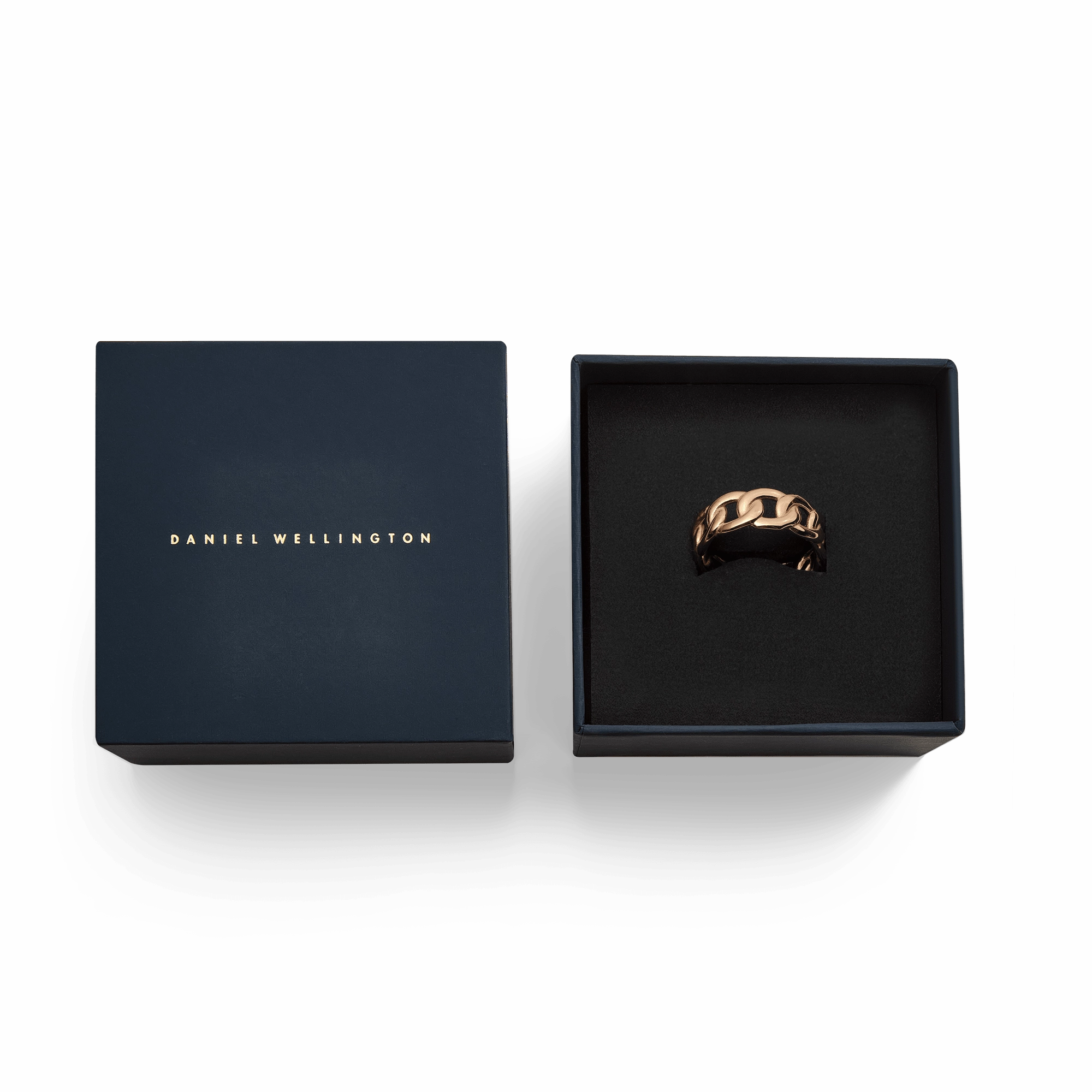 Daniel Wellington Chunky Chain Ring Rose Gold