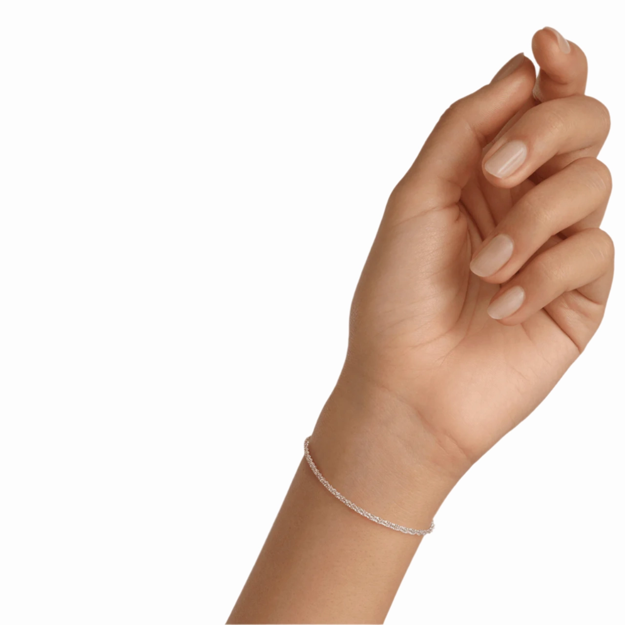 Daniel Wellington Twisted Chain Silver Bracelet DW00400558