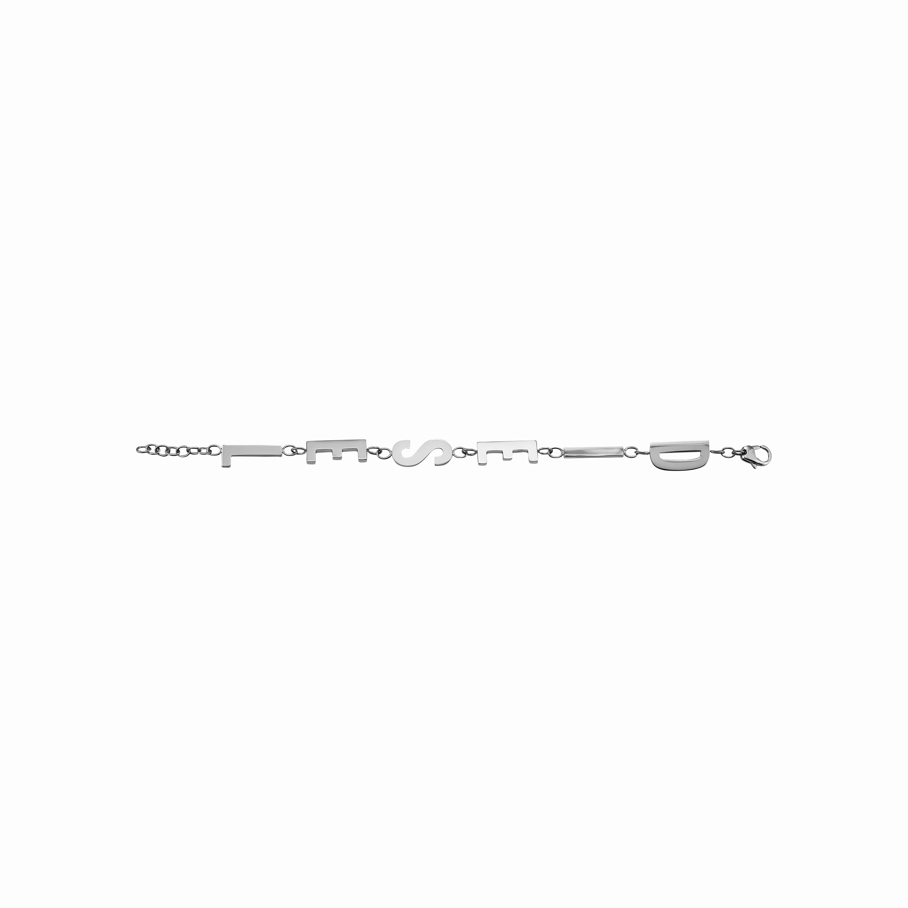 Diesel Steel Silver Bracelet DX1490040