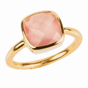Dream Gems Ring Pink Quartz