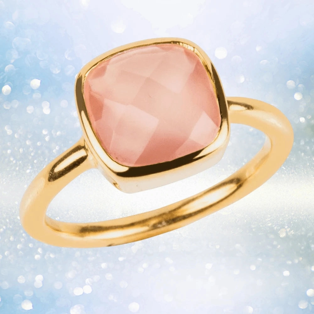 Dream Gems Ring Pink Quartz