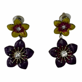 Earrings Dangle/Drop By Clothes Mentor In Purple