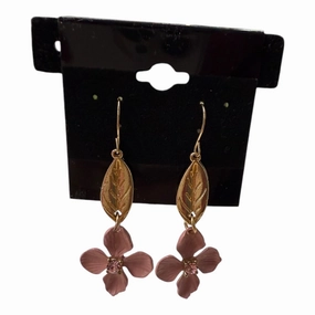 Earrings Dangle/Drop By Cme In Gold & Pink