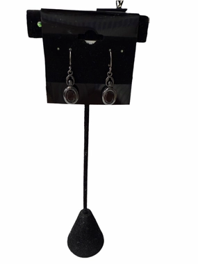 Earrings Dangle/Drop In Grey & Red