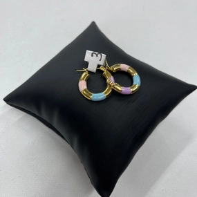 Earrings Other By Cmc 18kt Plated Over Stainless Steel