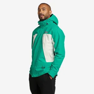 Eddie Bauer EBTek Shell Waterproof Rain Jacket - Lt Emerald Eddie Bauer
