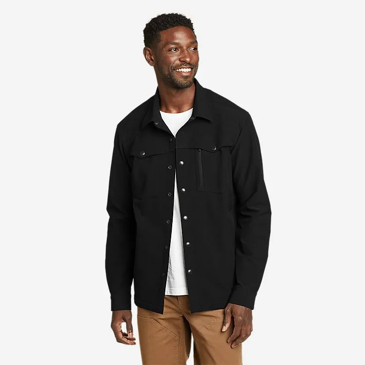 Eddie Bauer Men's Acclivity Shirt Jacket - Black Eddie Bauer