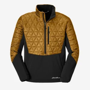 Eddie Bauer Men's Chair Six Hybrid 1/2-Zip - Antique Bronze Eddie Bauer