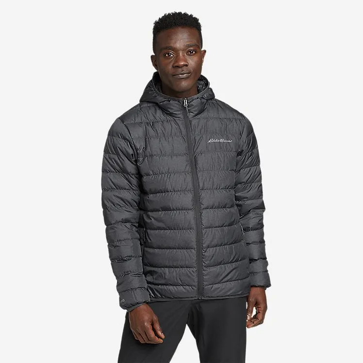 Eddie Bauer Men's CirrusLite Hooded Down Jacket - Grey Eddie Bauer
