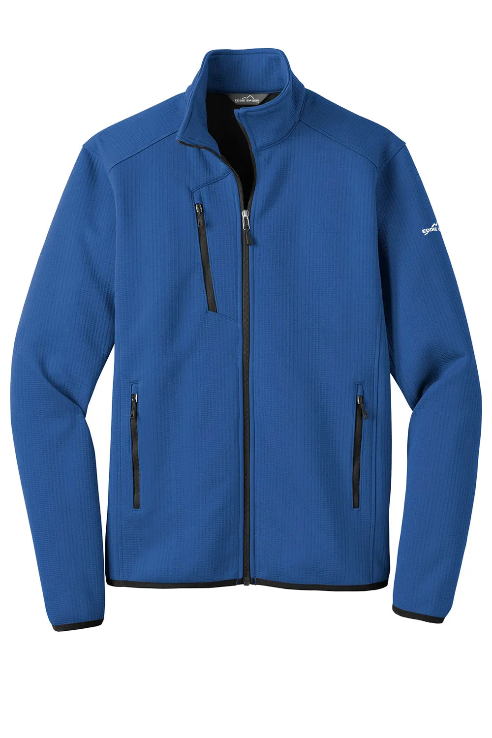 Eddie Bauer Mens Dash Pill Resistant Full Zip Jacket - Cobalt Blue
