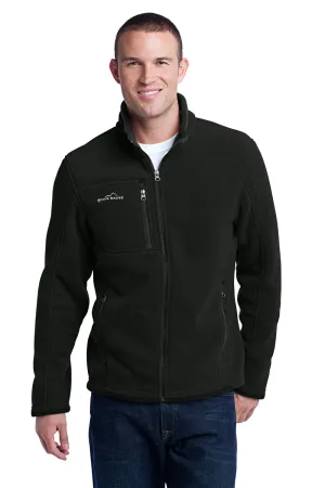 Eddie Bauer Mens Full Zip Fleece Jacket - Black  Exquisite Clothing Eddie-Bauer