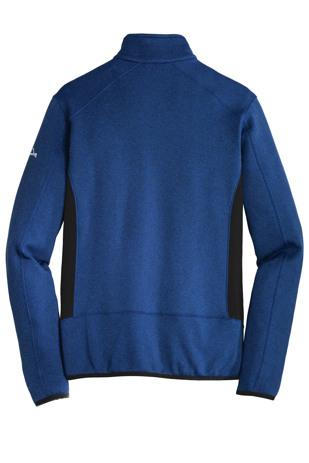 Eddie Bauer Mens Full Zip Fleece Jacket - Heather Blue  Exquisite Clothing Eddie-Bauer