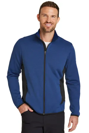 Eddie Bauer Mens Full Zip Fleece Jacket - Heather Blue  Exquisite Clothing Eddie-Bauer