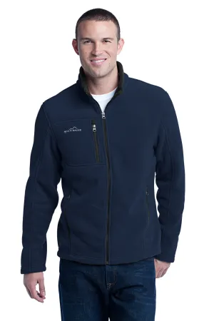 Eddie Bauer Mens Full Zip Fleece Jacket - River Navy Blue  Exquisite Clothing Eddie-Bauer