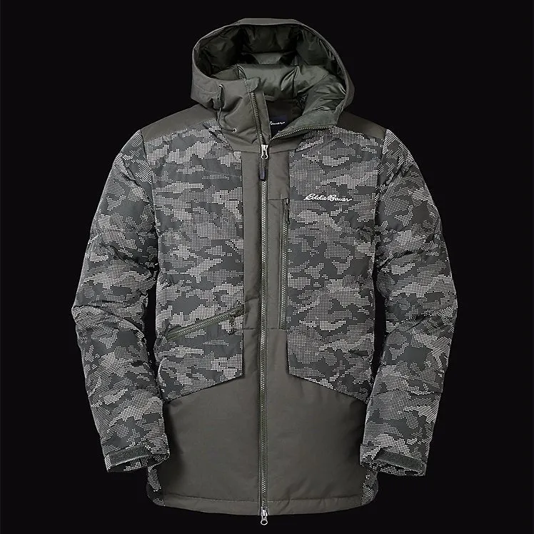 Eddie Bauer Men's Night Ski Down Jacket - Dark Green Eddie Bauer
