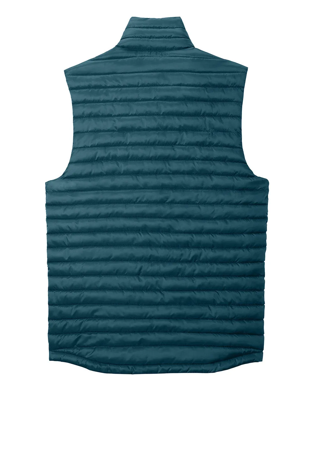 Eddie Bauer Mens Packable Quilted Water Resistant Full Zip Vest - Adriatic Blue  Exquisite Clothing Eddie-Bauer