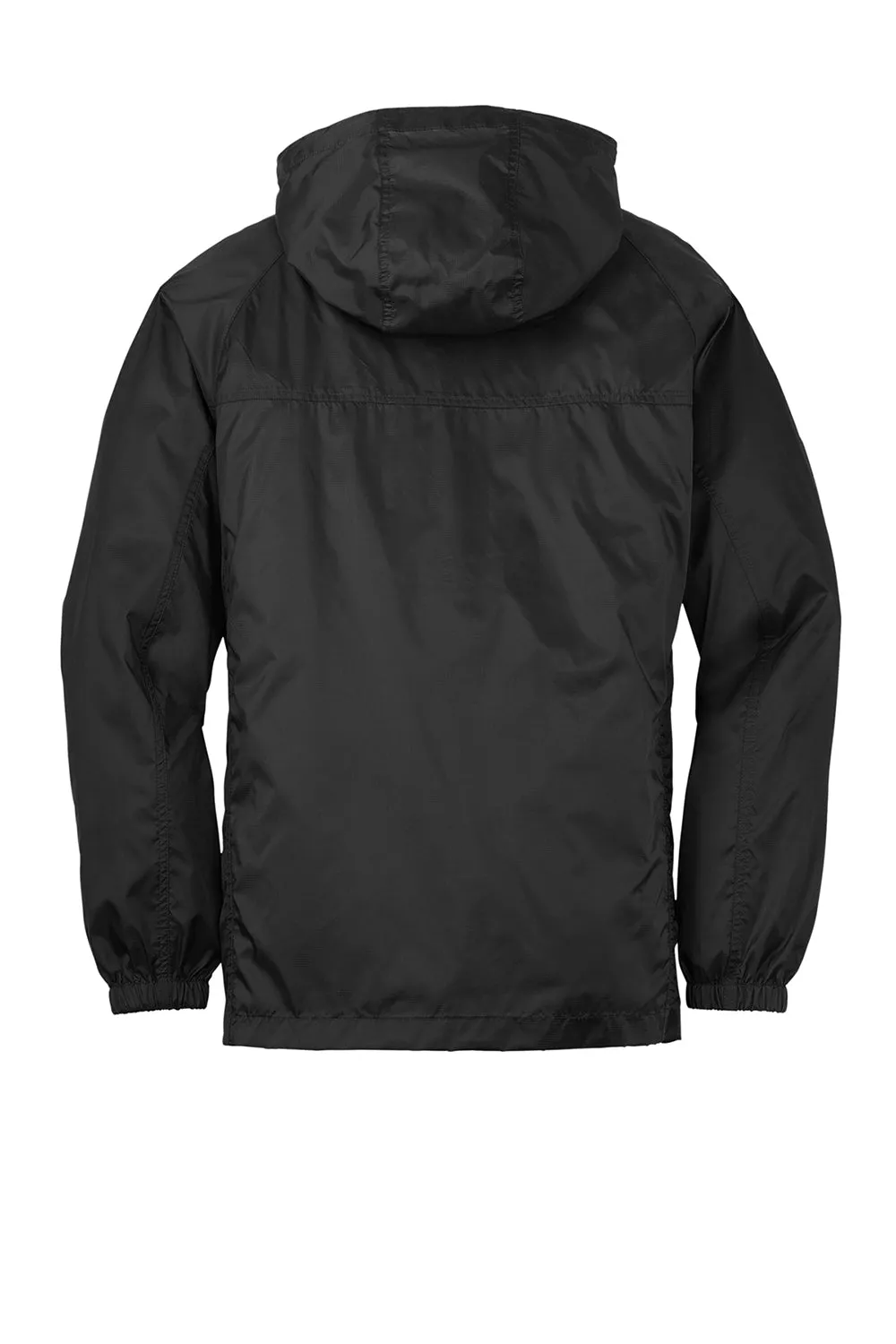 Eddie Bauer Mens Packable Wind Resistant Full Zip Hooded Jacket - Black  Exquisite Clothing Eddie-Bauer