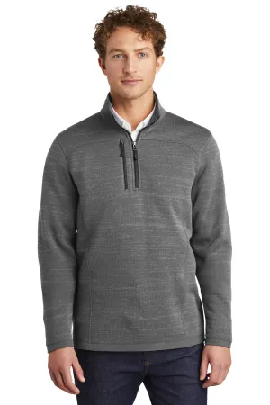 Eddie Bauer Mens Pill Resistant Fleece 1/4 Zip Jacket - Heather Dark Grey  Exquisite Clothing Eddie-Bauer