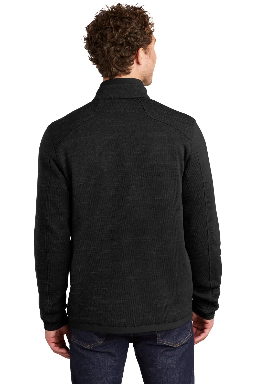 Eddie Bauer Mens Pill Resistant Fleece Full Zip Jacket - Black  Exquisite Clothing Eddie-Bauer