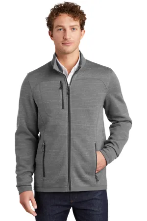 Eddie Bauer Mens Pill Resistant Fleece Full Zip Jacket - Heather Dark Grey  Exquisite Clothing Eddie-Bauer