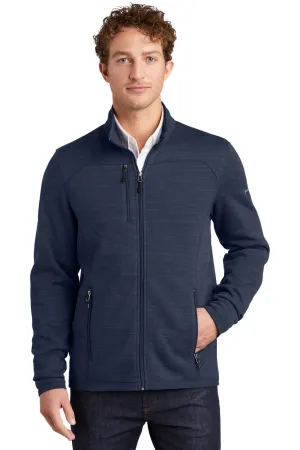 Eddie Bauer Mens Pill Resistant Fleece Full Zip Jacket - Heather River Navy Blue  Exquisite Clothing Eddie-Bauer
