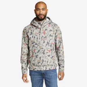 Eddie Bauer Men's RainPac Anorak Jacket - Grey Eddie Bauer